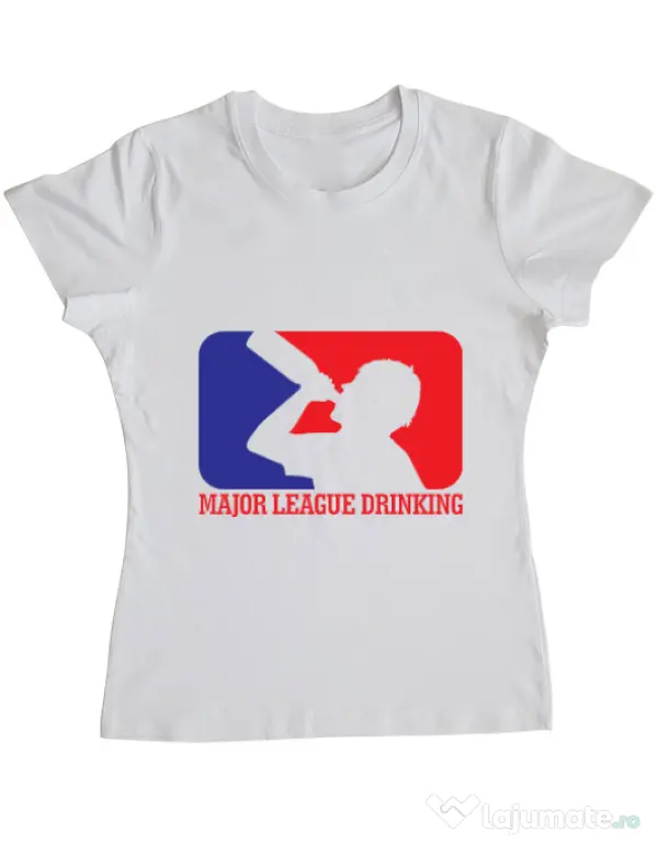 Tricou ADLER dama Major league Alb