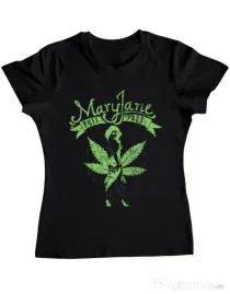 Tricou ADLER dama Mary Jane Negru
