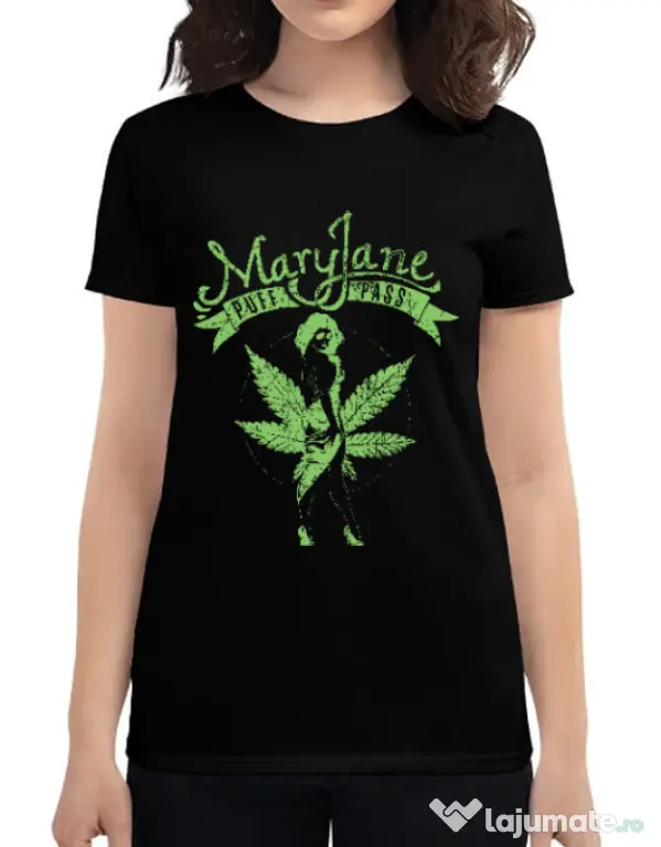 Tricou ADLER dama Mary Jane Negru