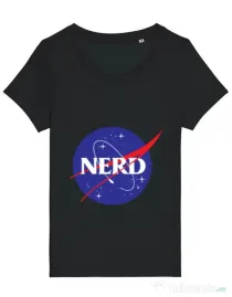 Tricou STANLEY STELLA dama Nerd Negru