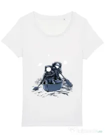 Tricou STANLEY STELLA dama Across the galaxy Alb
