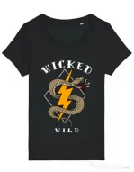 Tricou STANLEY STELLA dama Wicked wild Negru