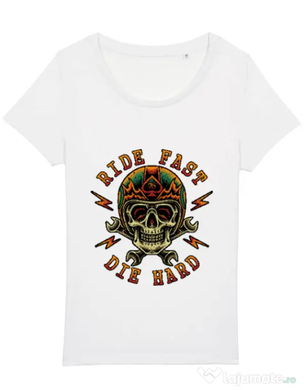 Tricou STANLEY STELLA dama Bad rider Alb
