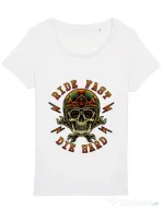 Tricou STANLEY STELLA dama Bad rider Alb