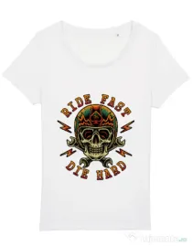 Tricou STANLEY STELLA dama Bad rider Alb