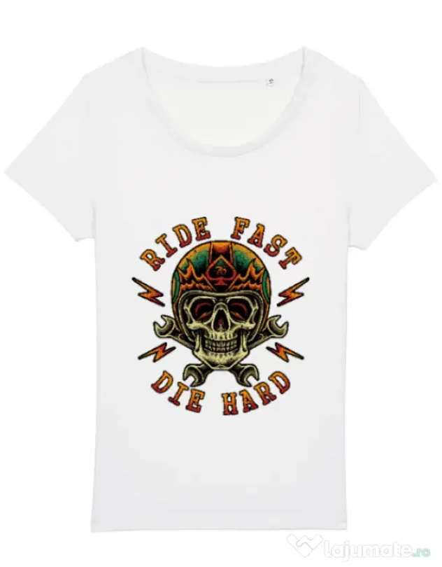 Tricou STANLEY STELLA dama Bad rider Alb