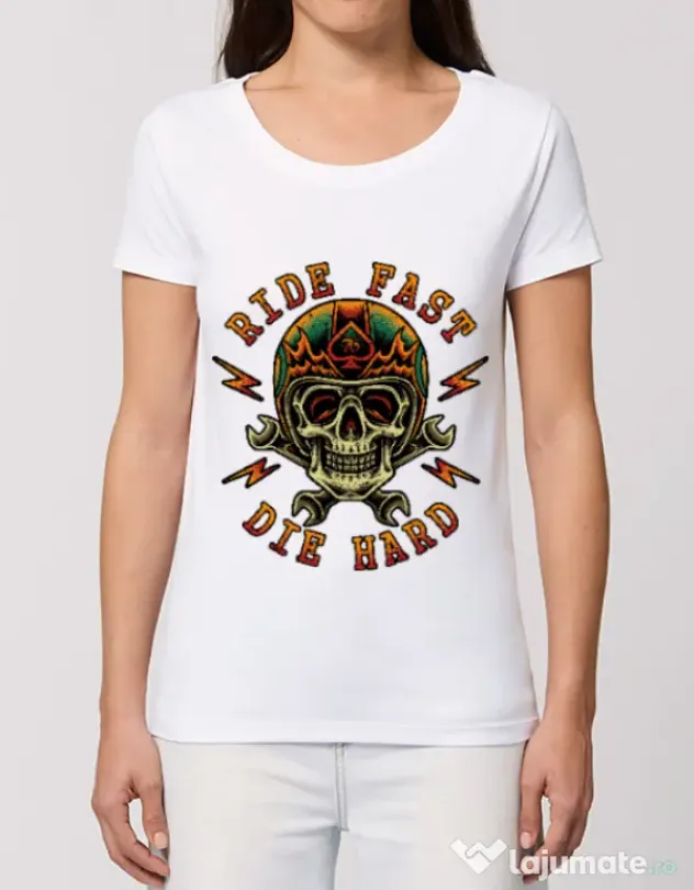 Tricou STANLEY STELLA dama Bad rider Alb