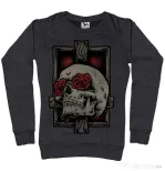 Bluza ADLER dama Skullcross Negru melanj