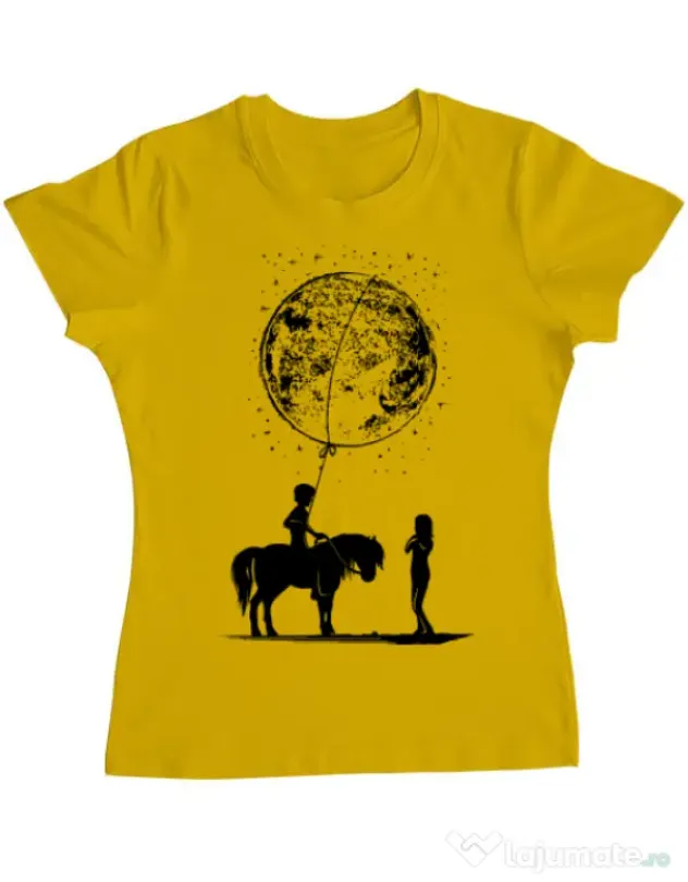 Tricou ADLER dama Din alta lume Galben
