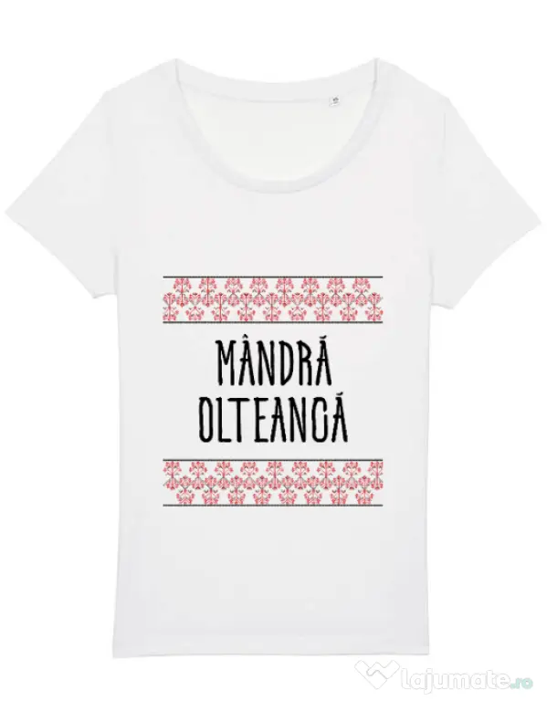 Tricou STANLEY STELLA dama Mandra olteanca Alb