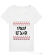 Tricou STANLEY STELLA dama Mandra olteanca Alb