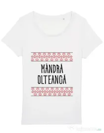 Tricou STANLEY STELLA dama Mandra olteanca Alb