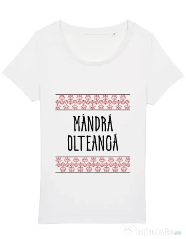 Tricou STANLEY STELLA dama Mandra olteanca Alb