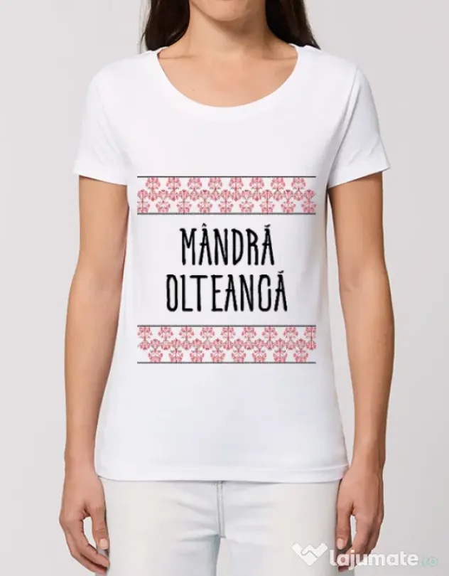 Tricou STANLEY STELLA dama Mandra olteanca Alb