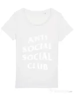 Tricou STANLEY STELLA dama Anti social Alb