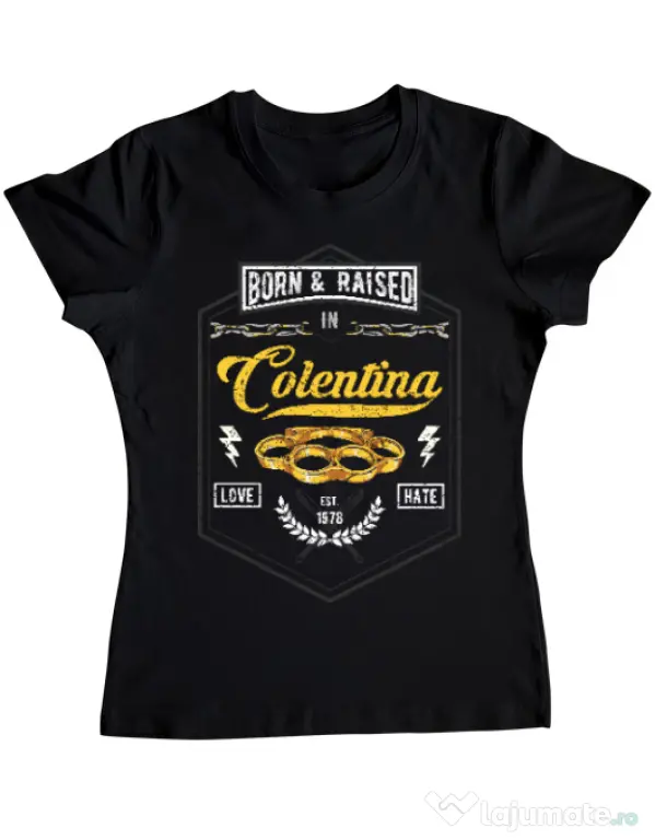 Tricou ADLER dama Colentina Negru