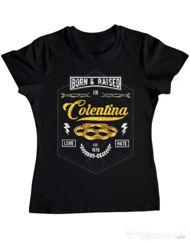 Tricou ADLER dama Colentina Negru