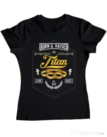 Tricou ADLER dama Titan Negru