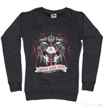 Bluza ADLER dama Nihil Sine Deo Negru melanj