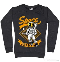 Bluza ADLER dama Space champion Negru melanj