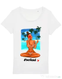 Tricou STANLEY STELLA dama Weekend Alb