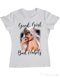 Tricou ADLER dama Mistress Alb