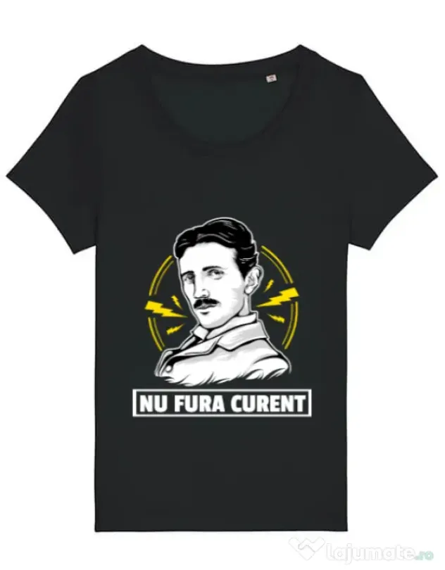Tricou STANLEY STELLA dama Nu fura curent Negru