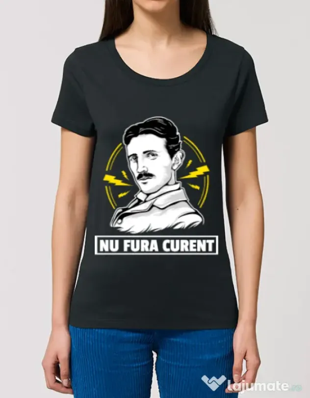 Tricou STANLEY STELLA dama Nu fura curent Negru