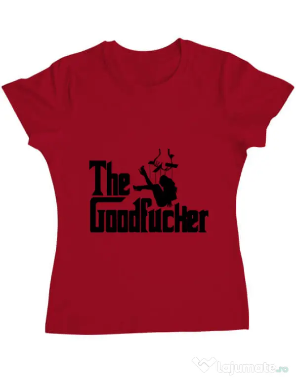 Tricou ADLER dama The goodfucker Rosu