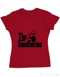 Tricou ADLER dama The goodfucker Rosu