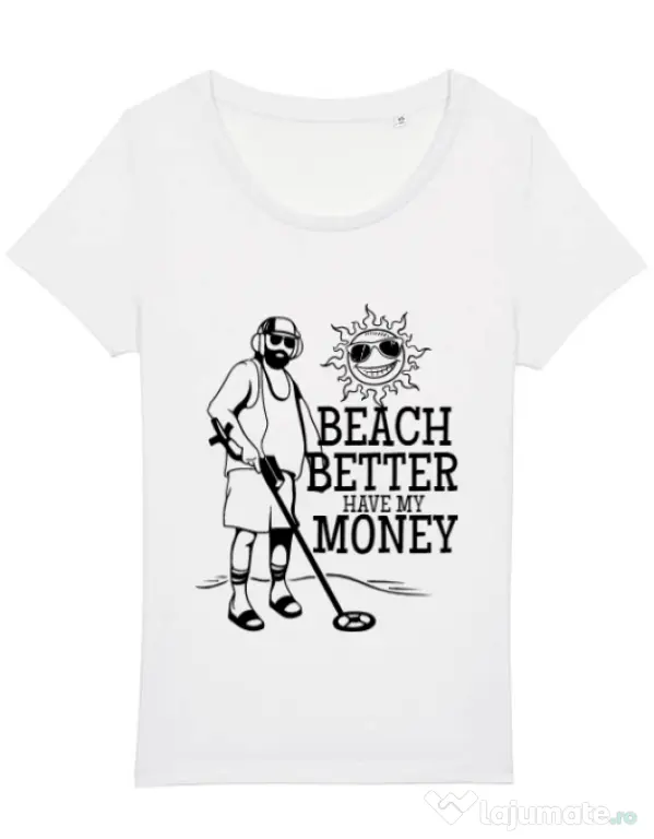Tricou STANLEY STELLA dama Beach better have my money Alb