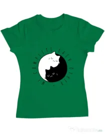 Tricou ADLER dama We complete each other Verde mediu
