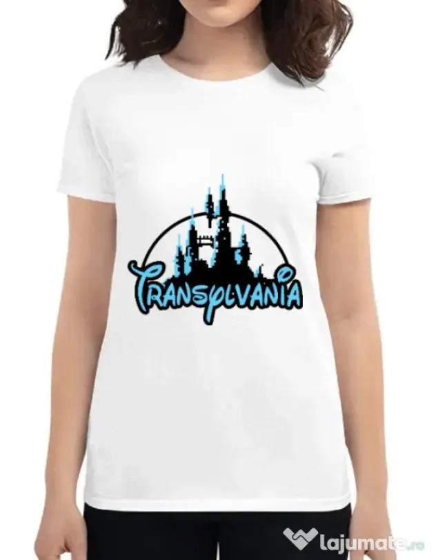 Tricou ADLER dama Transylvania Alb