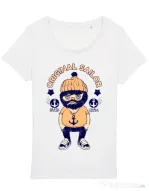 Tricou STANLEY STELLA dama Original sailor Alb