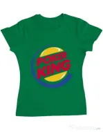 Tricou ADLER dama Poker King Verde mediu
