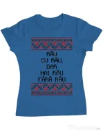 Tricou ADLER dama Rau cu rau Albastru azuriu