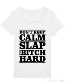 Tricou STANLEY STELLA dama Slap the bitch Alb