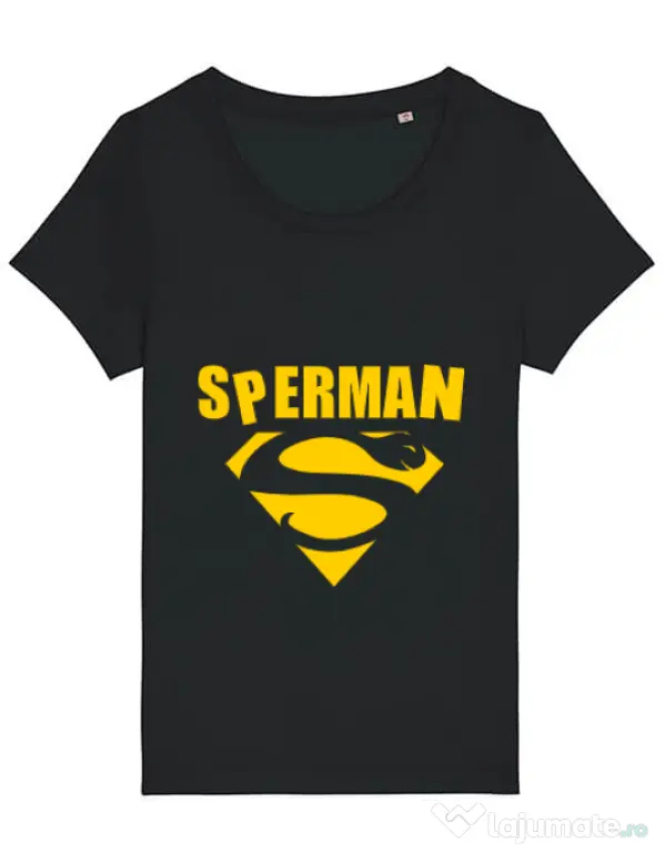 Tricou STANLEY STELLA dama Sperman Negru