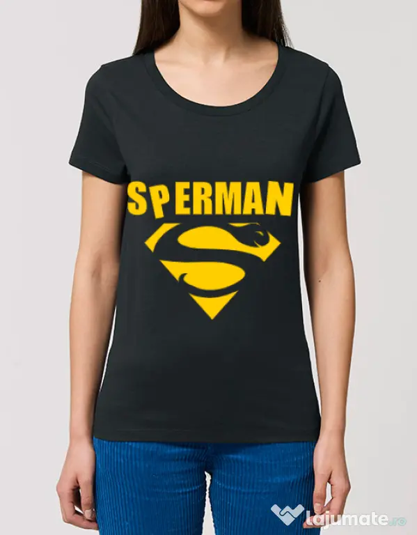 Tricou STANLEY STELLA dama Sperman Negru