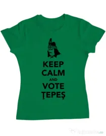 Tricou ADLER dama Vote Tepes Verde mediu