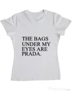 Tricou ADLER dama Prada bags Alb