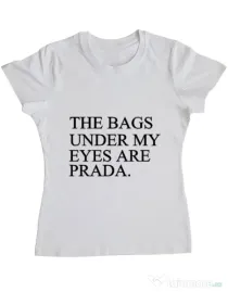 Tricou ADLER dama Prada bags Alb