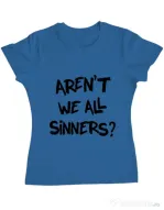 Tricou ADLER dama Sinners Albastru azuriu