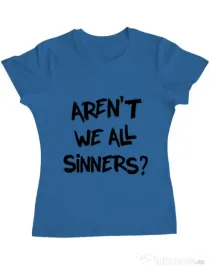 Tricou ADLER dama Sinners Albastru azuriu