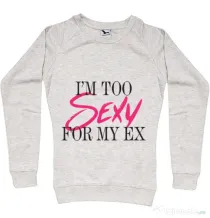 Bluza ADLER dama Too sexy for my ex Migdala melanj