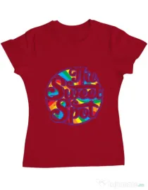 Tricou ADLER dama The sweet spot Rosu