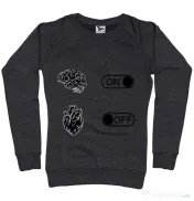 Bluza ADLER dama Love Negru melanj 