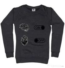 Bluza ADLER dama Love Negru melanj