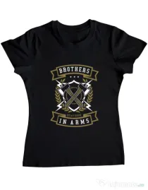 Tricou ADLER dama Brother In Arms Negru