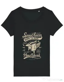 Tricou STANLEY STELLA dama Speed Racer Negru